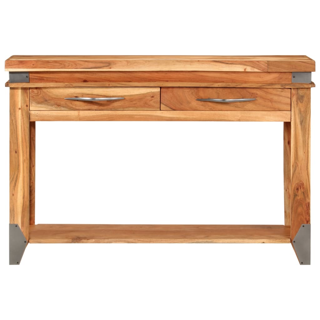 vidaXL Konzolový stolek 110 x 34 x 74 cm masivní akáciové dřevo