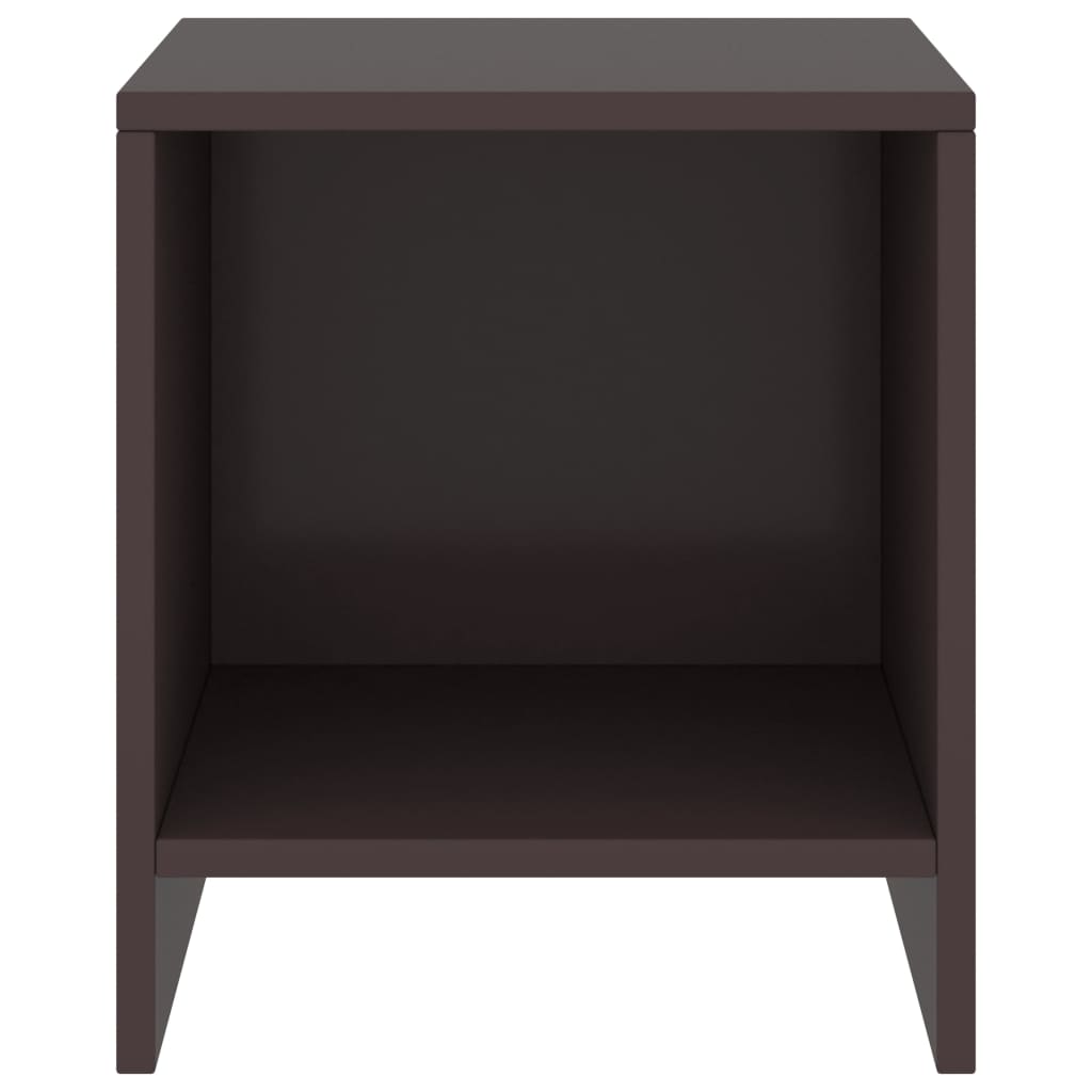 vidaXL Noční stolek tmavě hnědý 35 x 30 x 40 cm masivní borové dřevo
