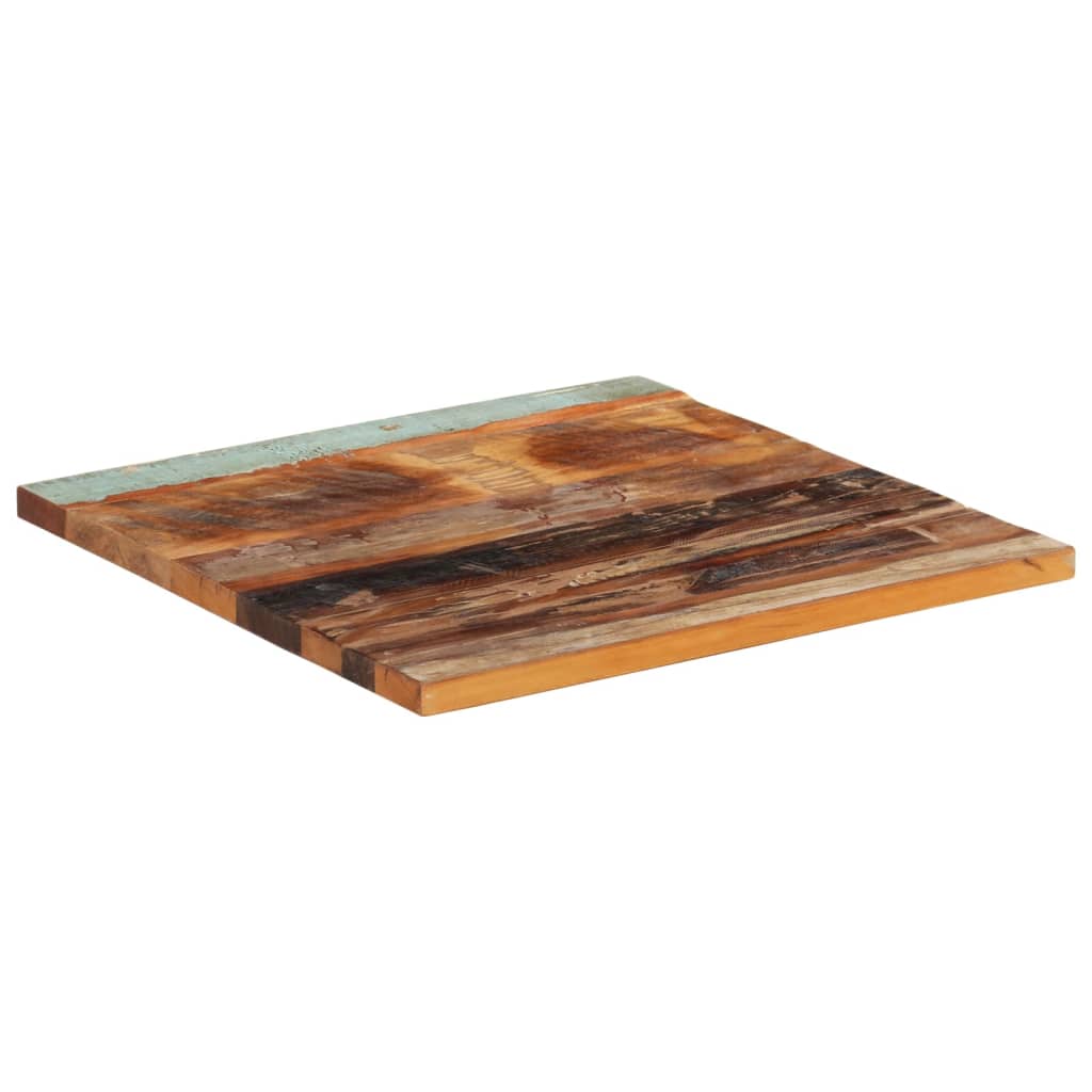 vidaXL Hranatá stolní deska 60×60cm 25–27 mm masivní recyklované dřevo
