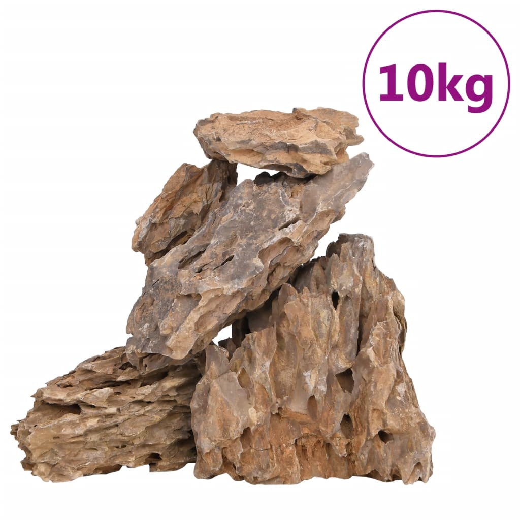 vidaXL Dračí kameny 10 kg vícebarevné 10–30 cm
