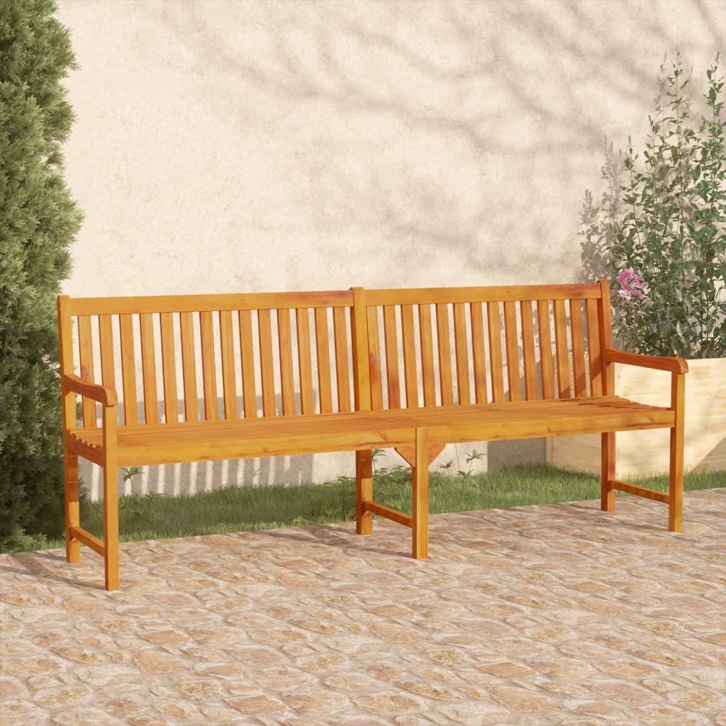 vidaXL Zahradní lavice 219 cm masivní akáciové dřevo