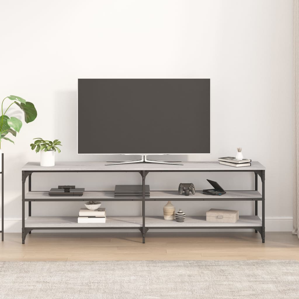 vidaXL TV skříňka šedá sonoma 160 x 30 x 50 cm kompozitní dřevo