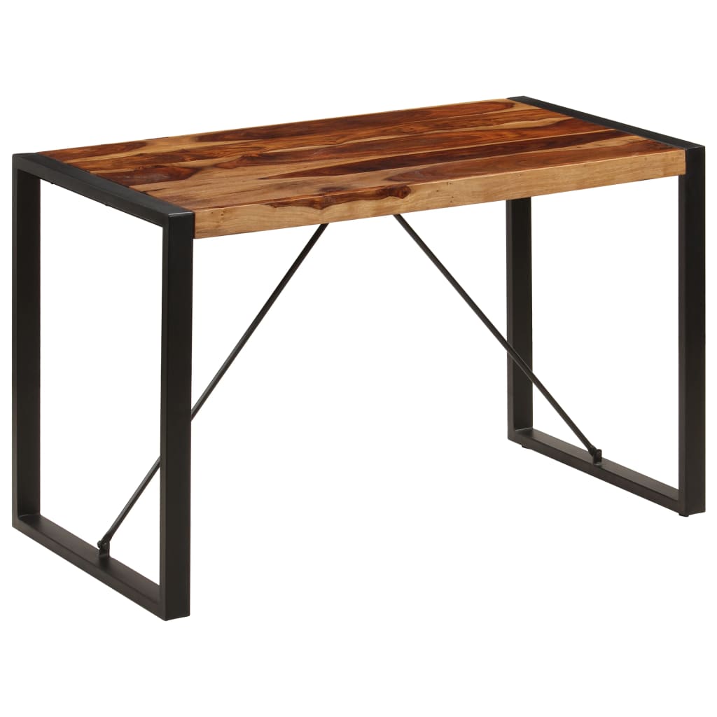 vidaXL Jídelní stůl 120 x 60 x 76 cm masivní sheeshamové dřevo