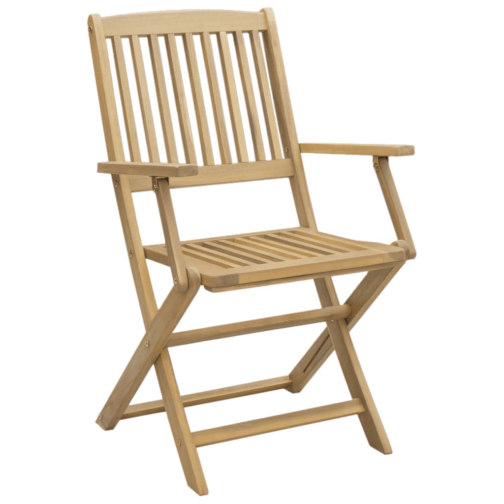 vidaXL Skládací zahradní židle 2 ks 58 x 54,5 x 90 cm masivní akácie