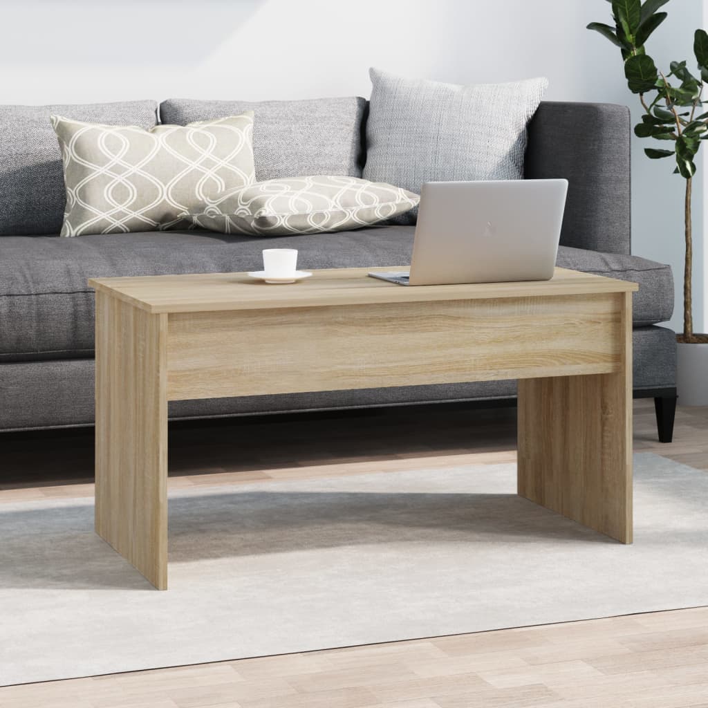 vidaXL Konferenční stolek dub sonoma 102x50,5x52,5 cm kompozitní dřevo