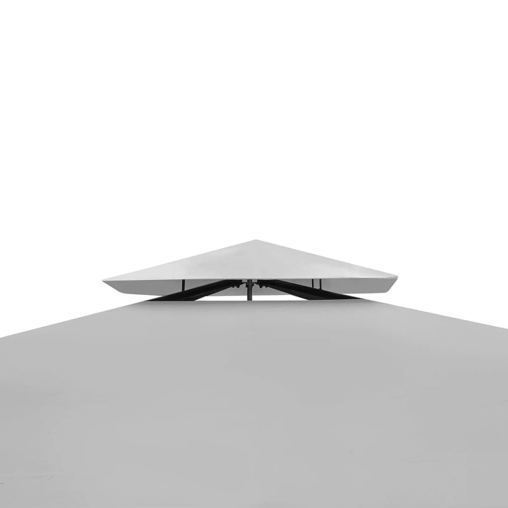 vidaXL Altán se střechou 3 x 3 m krémově bílý