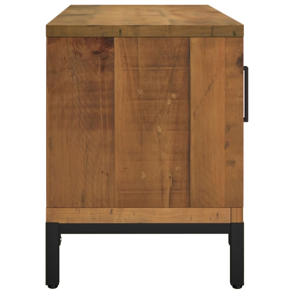 vidaXL TV stolek hnědý 90 x 30 x 40 cm masivní borové dřevo