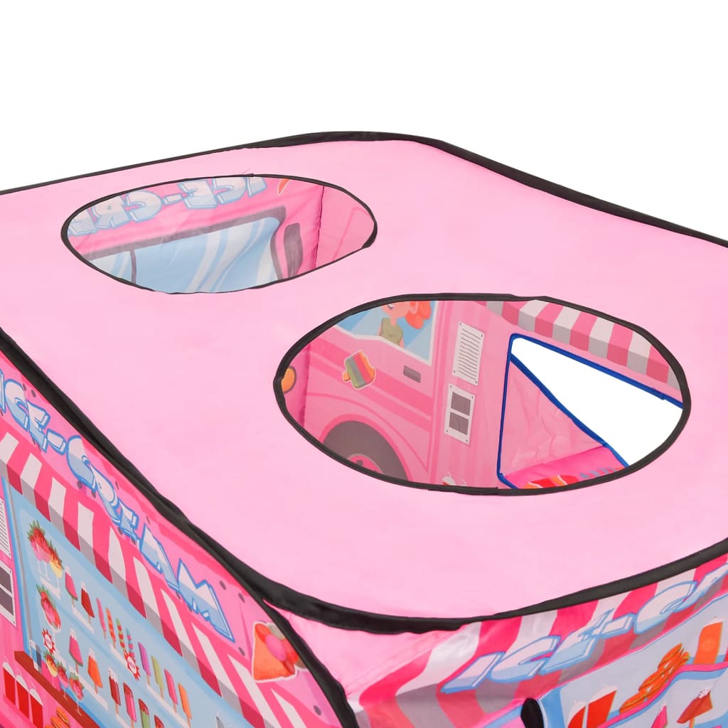 vidaXL Dětský stan na hraní růžový 70 x 112 x 70 cm