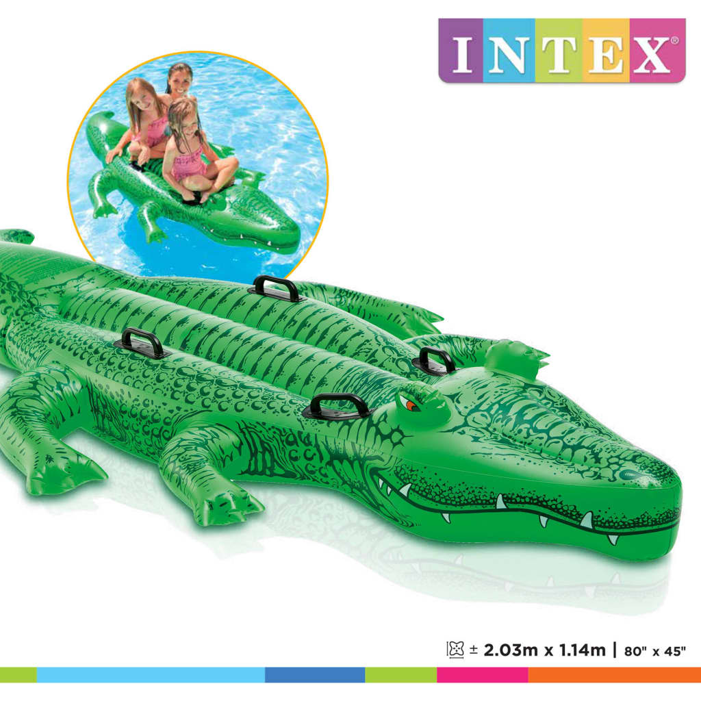 Intex Nafukovací aligátor 203 x 114 cm