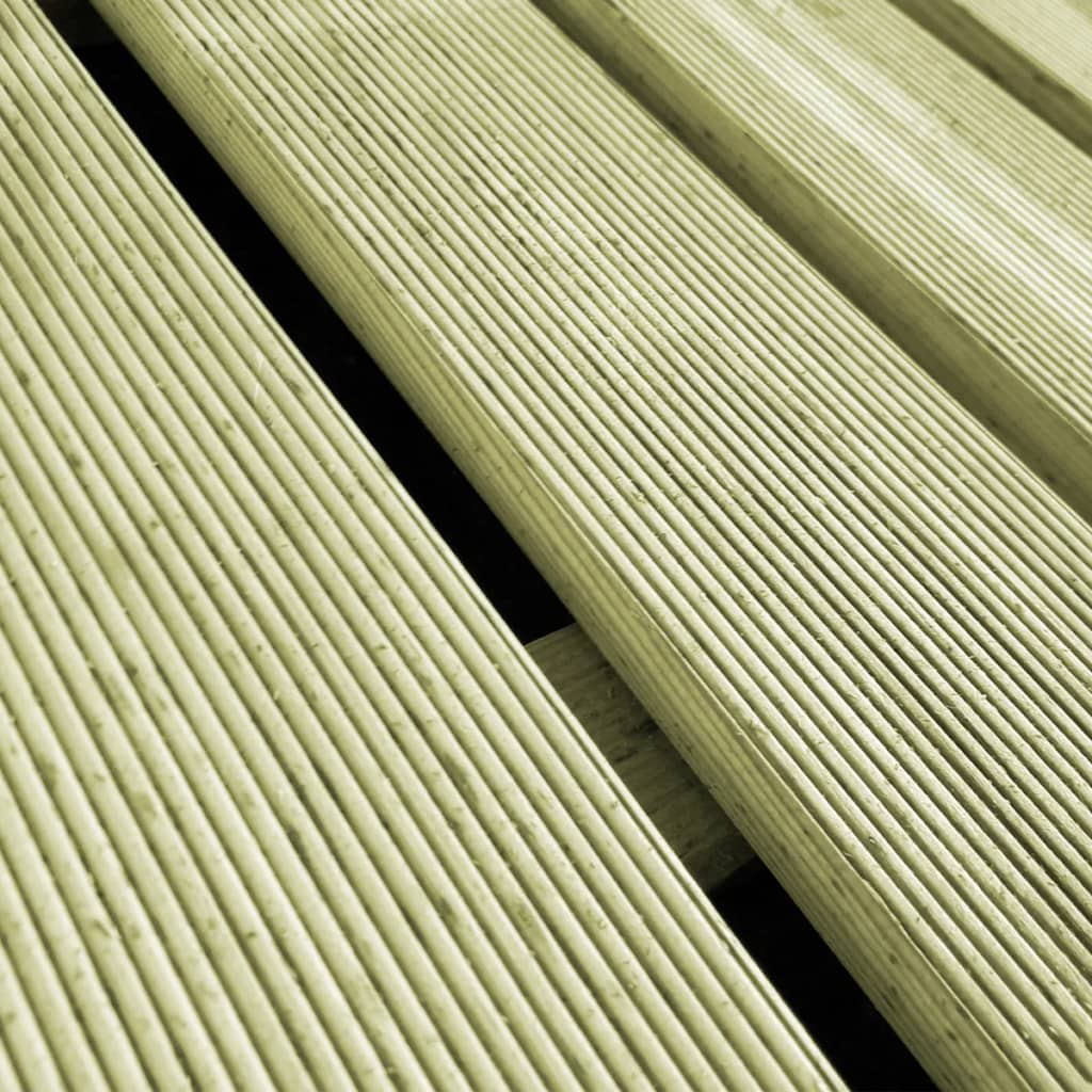 vidaXL 24 ks terasové dlaždice 50 x 50 cm dřevo zelené