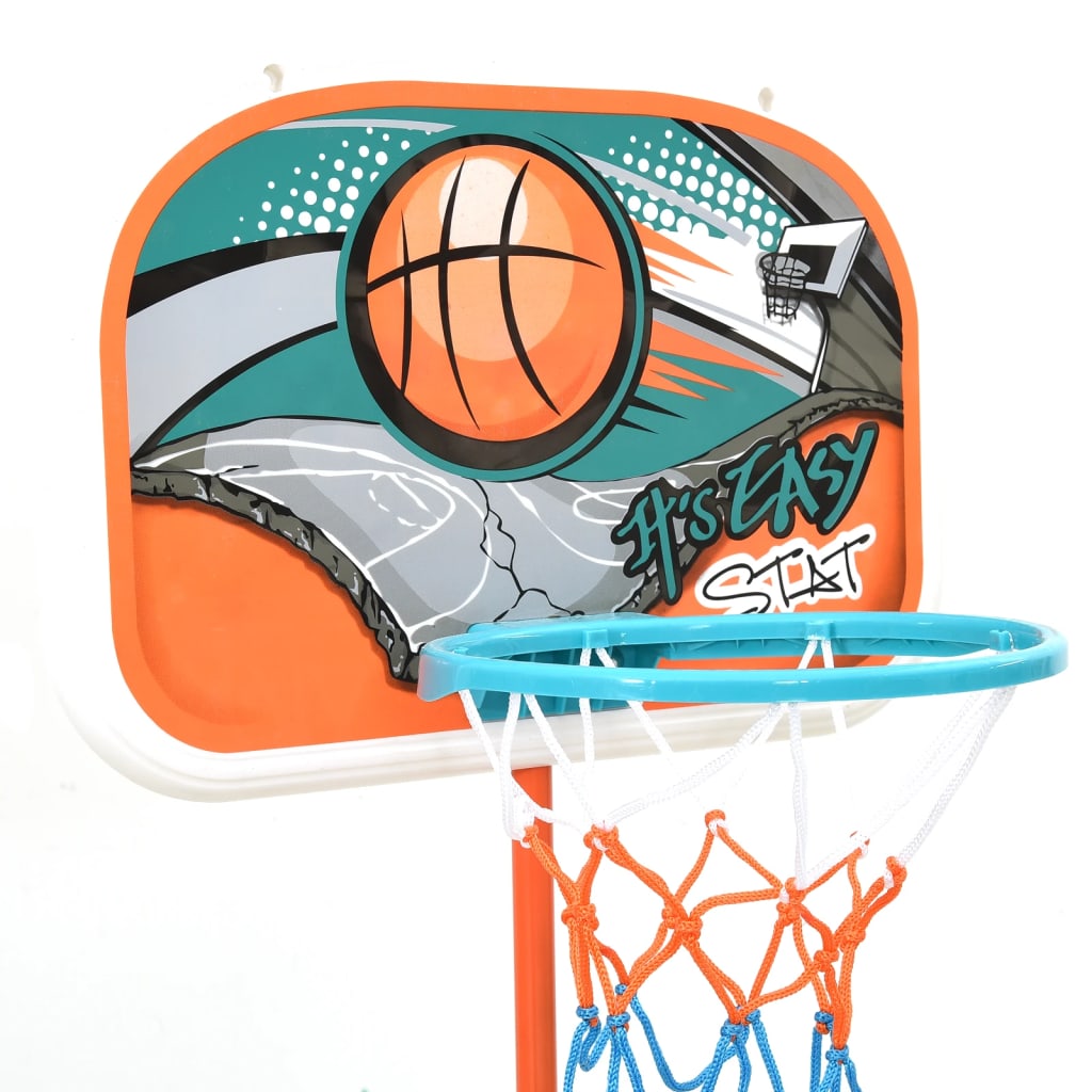 vidaXL Přenosná basketbalová hrací sada nastavitelná 133–160 cm