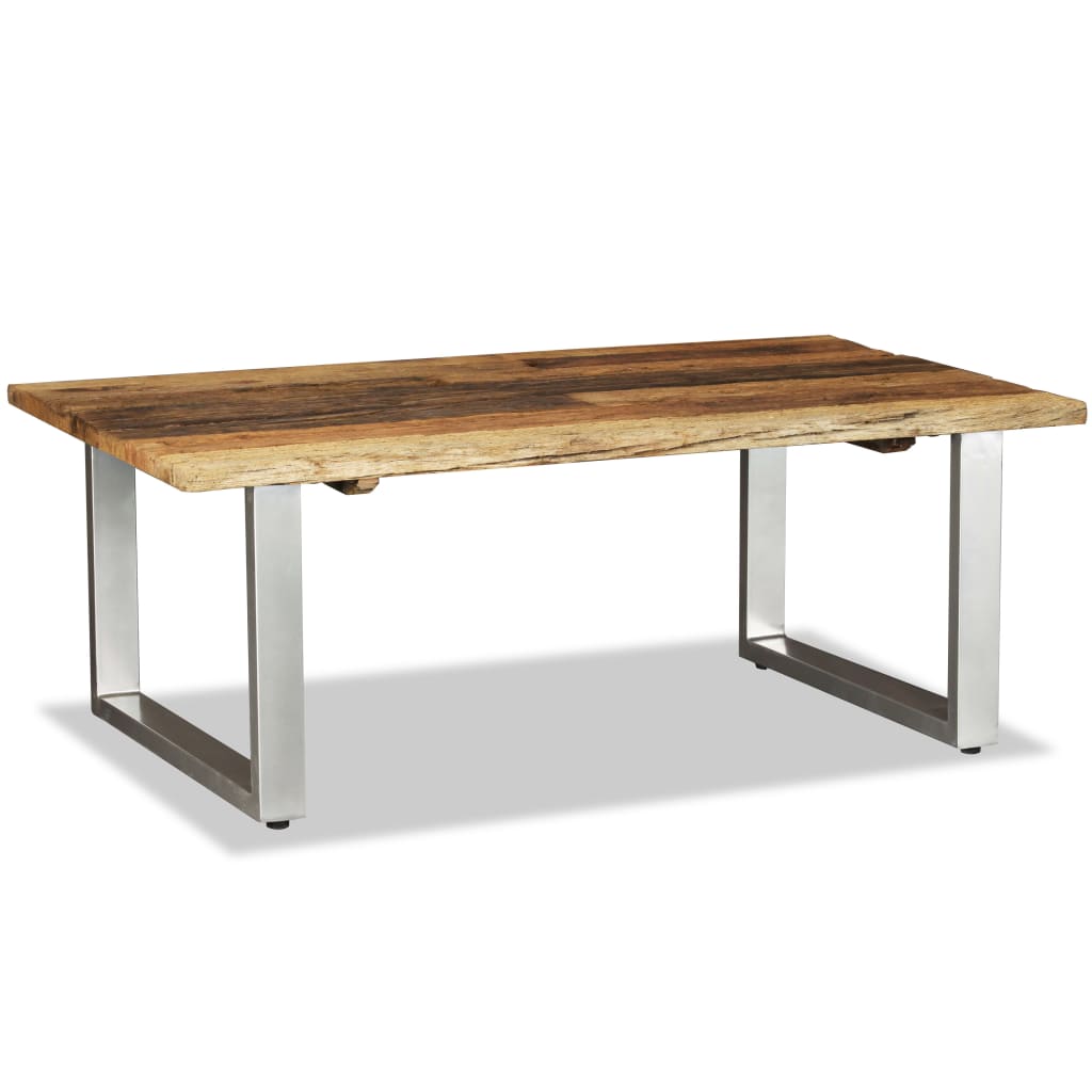 vidaXL Konferenční stolek masivní recyklované dřevo 100 x 60 x 38 cm