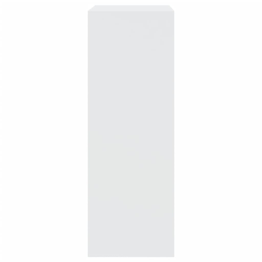 vidaXL Botník bílý 60 x 34 x 96,5 cm kompozitní dřevo