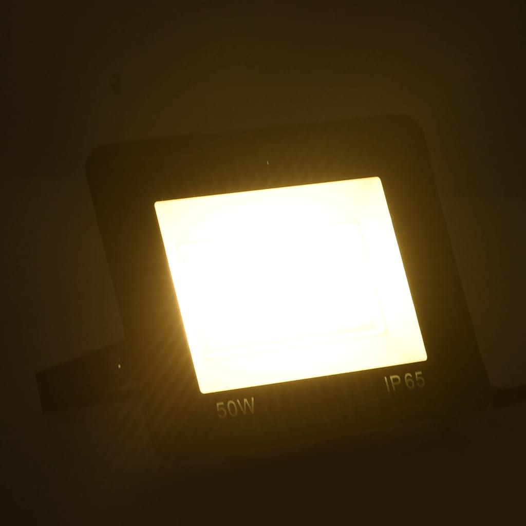 vidaXL LED reflektor 50 W teplé bílé světlo