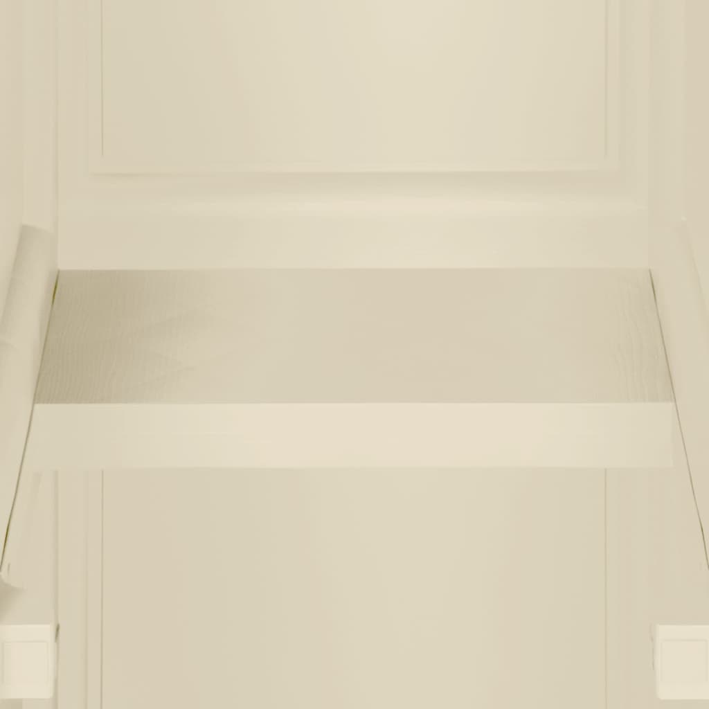 vidaXL Plastová skříňka 40 x 43 x 164 cm design dřeva angorská bílá