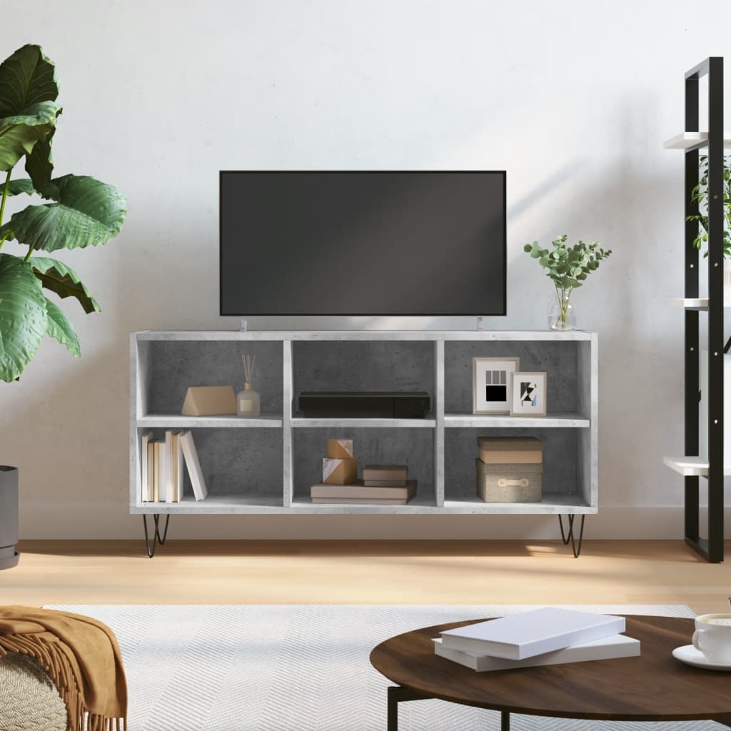 vidaXL TV skříňka betonově šedá 103,5 x 30 x 50 cm kompozitní dřevo