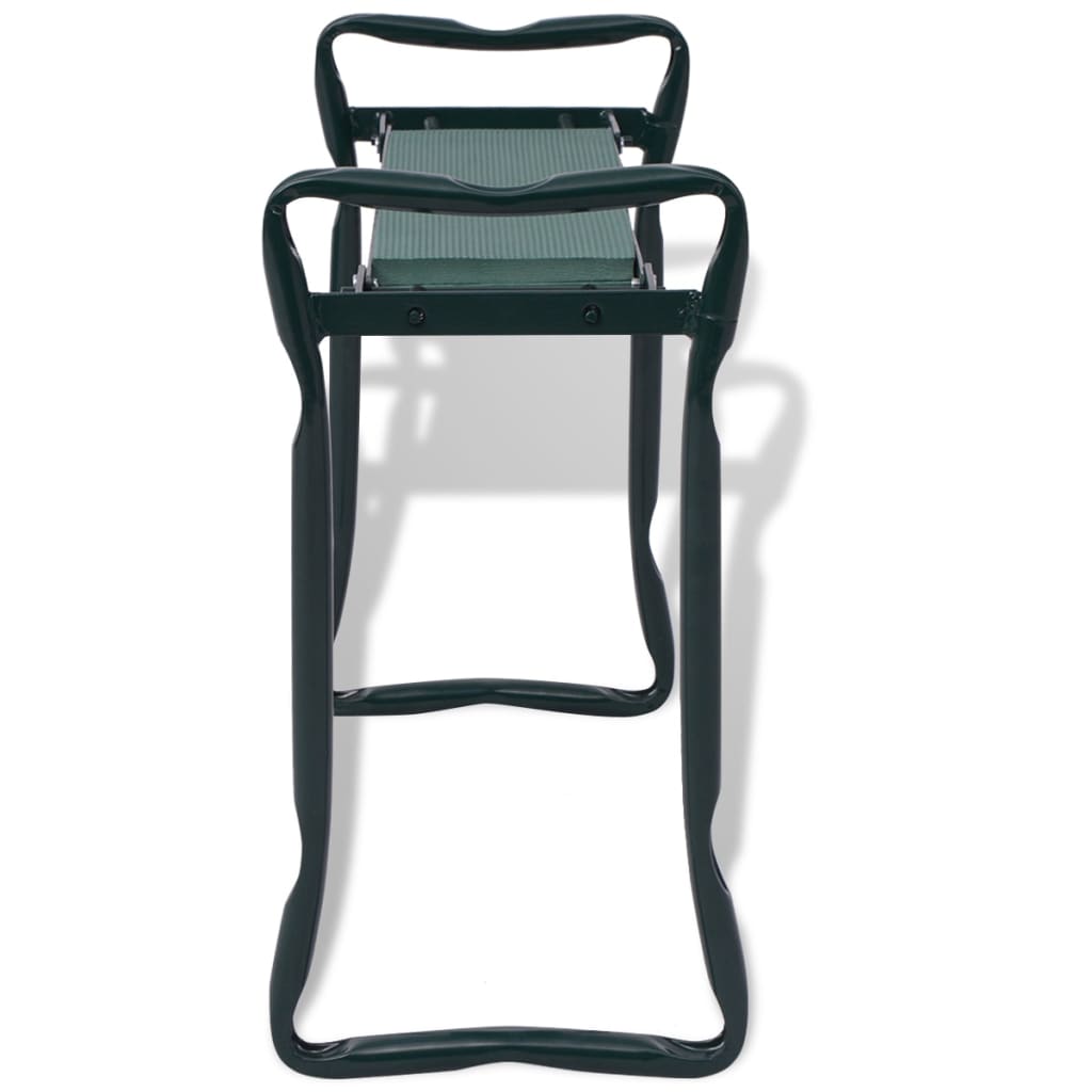vidaXL Zahradnické klekátko / stolička 60x25x48 cm zelené