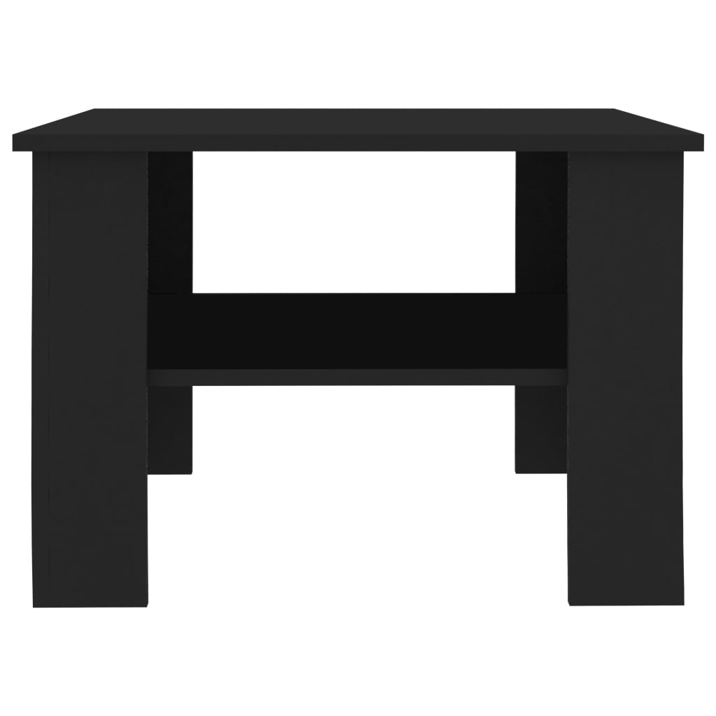 vidaXL Konferenční stolek černý 60 x 60 x 42 cm dřevotříska