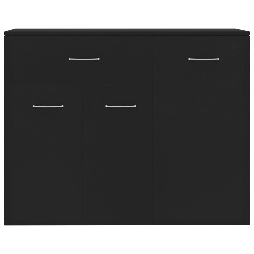 vidaXL Příborník černý 88 x 30 x 70 cm dřevotříska
