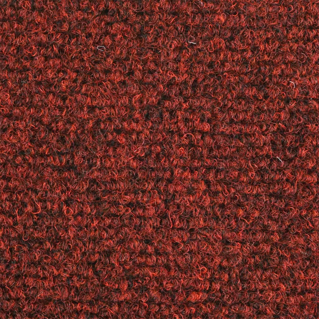 vidaXL Samolepící nášlapy na schody 5 ks červené 56x17x3 cm vpichované