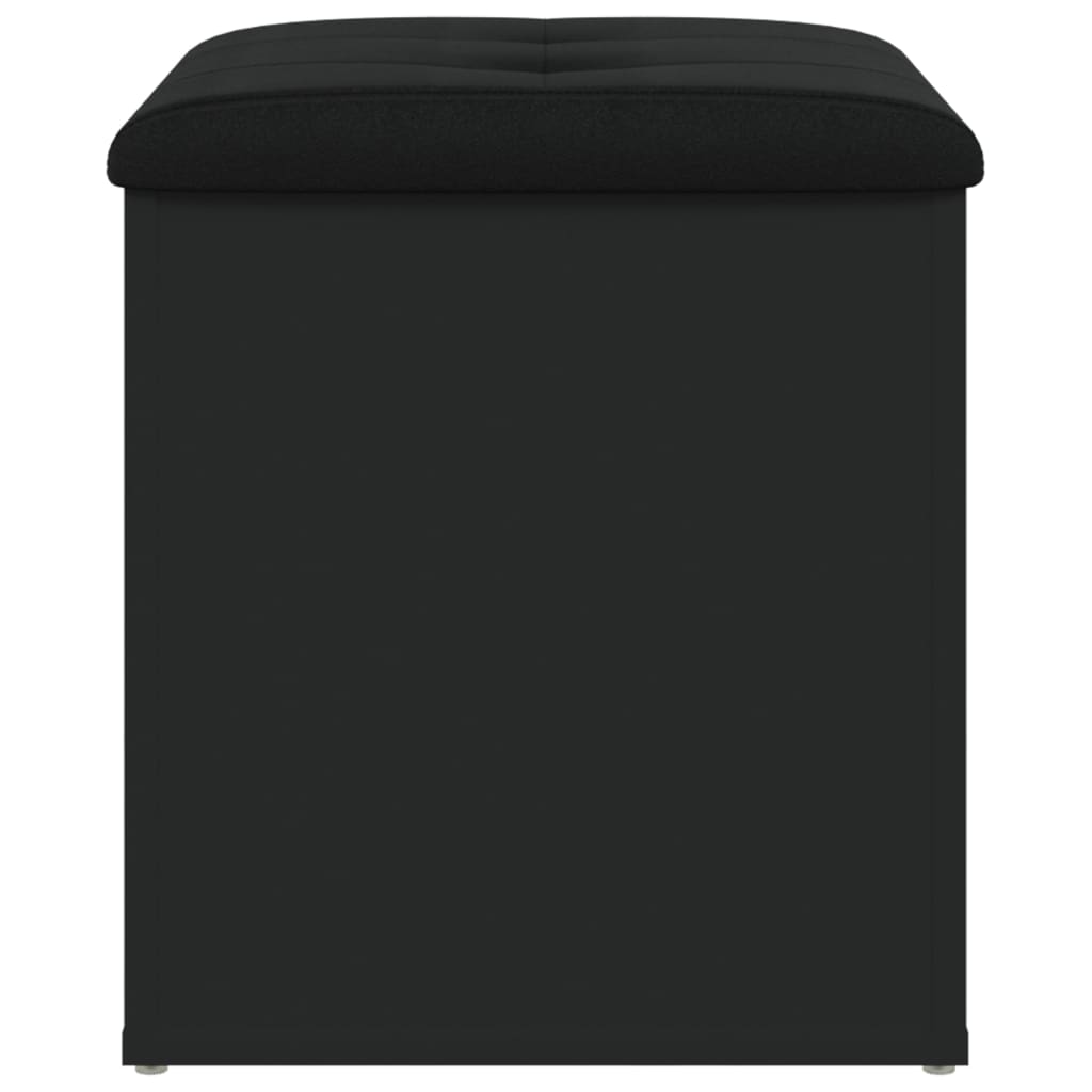 vidaXL Úložná lavice černá 42 x 42 x 45 cm kompozitní dřevo
