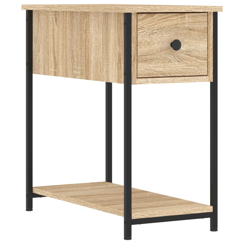 vidaXL Noční stolek dub sonoma 30 x 60 x 60 cm kompozitní dřevo