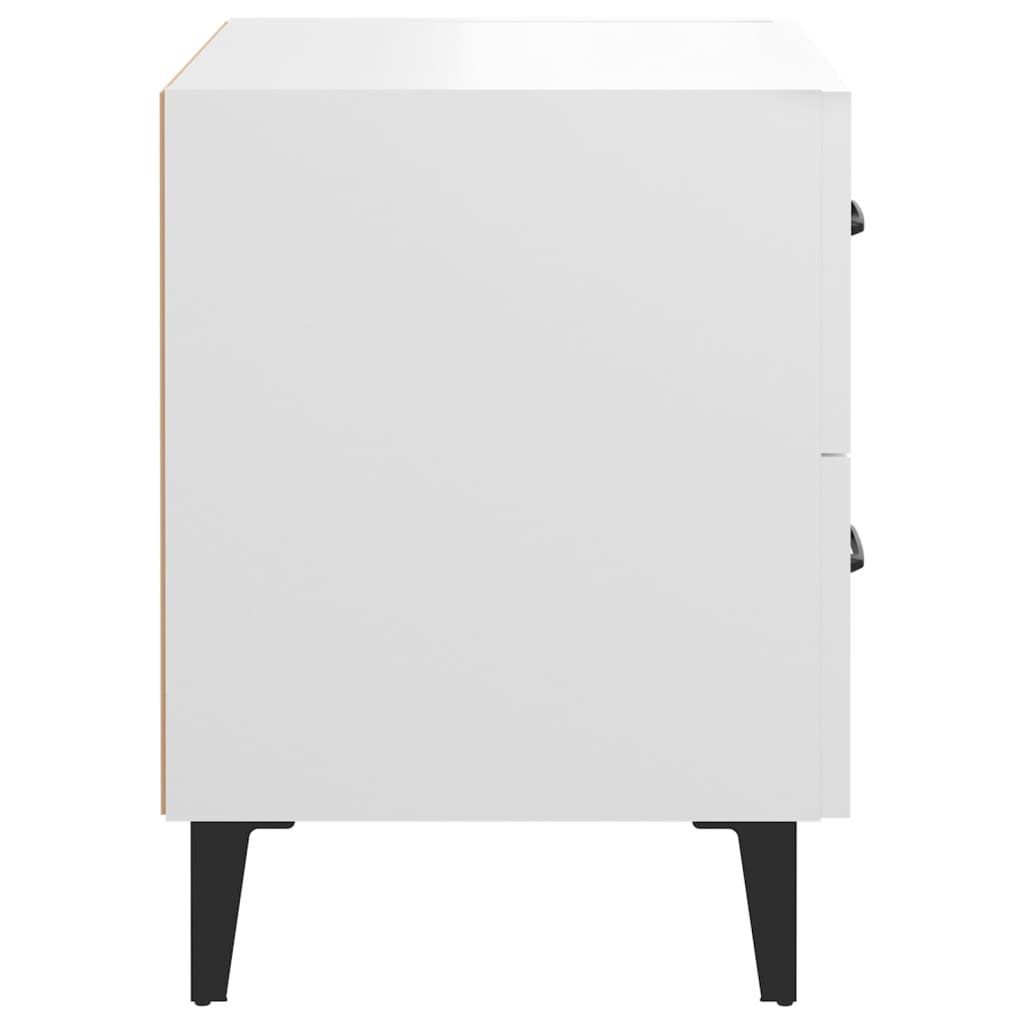 vidaXL Noční stolek bílý 40 x 35 x 47,5 cm