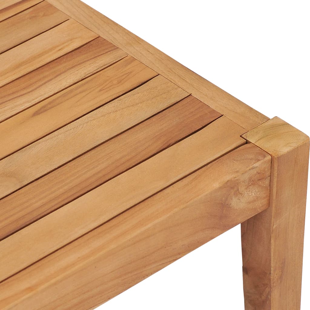 vidaXL Zahradní stůl 90,5 x 55,5 x 30,5 cm masivní teakové dřevo