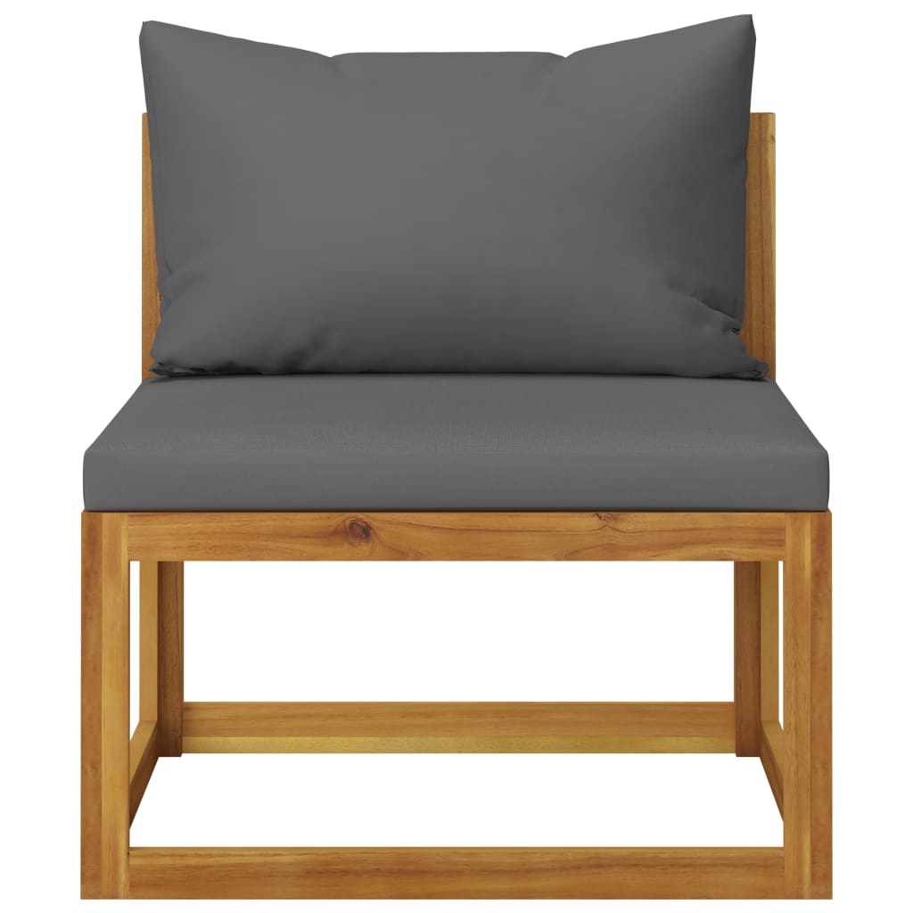 3057625 vidaXL 6 Piece Garden Lounge Set with Cushions Solid Acacia Wood (311852+311856+311858)