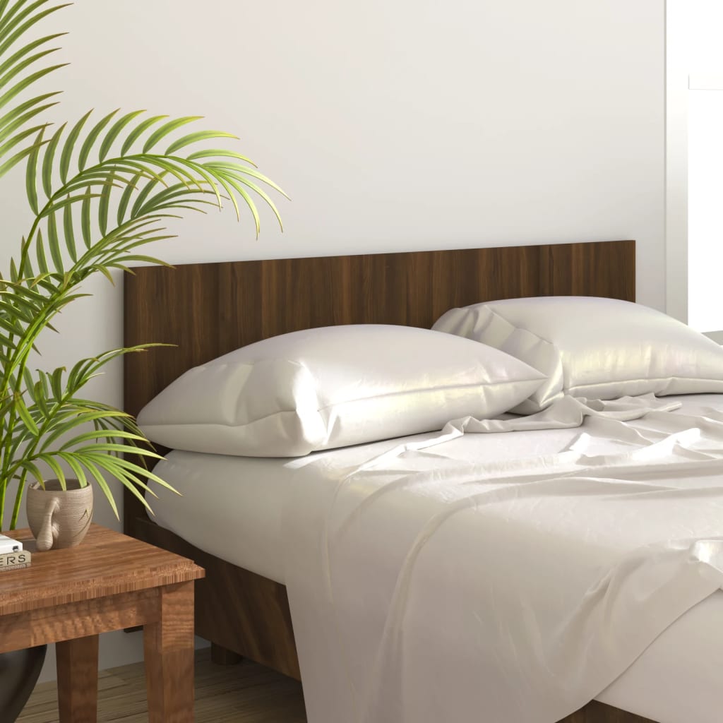 vidaXL Čelo postele hnědý dub 160 x 1,5 x 80 cm kompozitní dřevo
