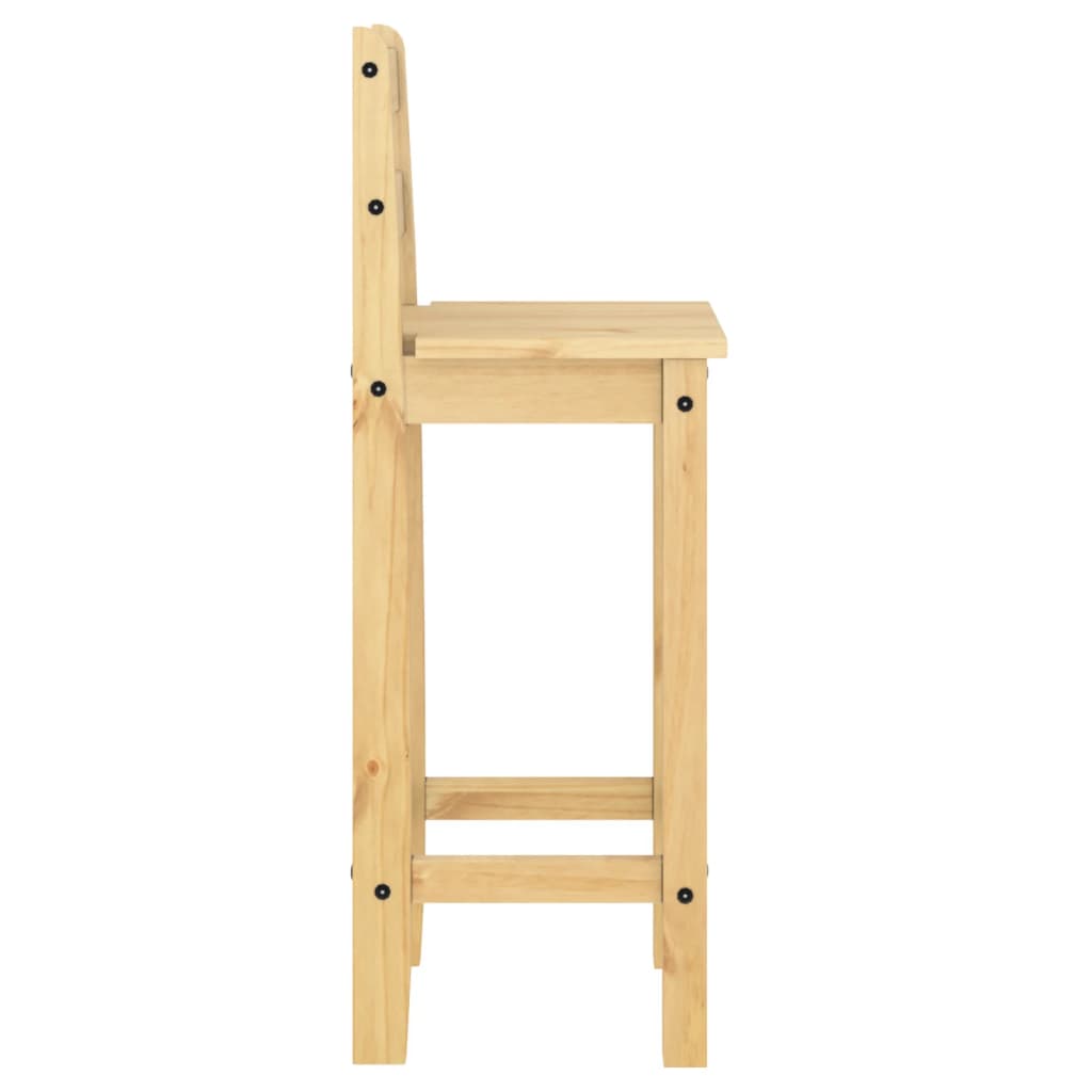 vidaXL Barové židle 2 ks masivní borové dřevo