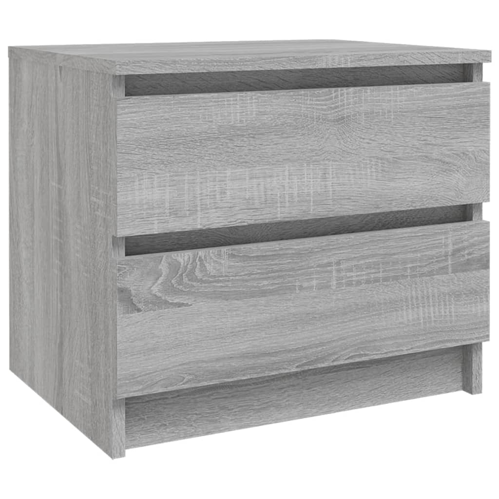 vidaXL Noční stolek šedý sonoma 50 x 39 x 43,5 cm kompozitní dřevo