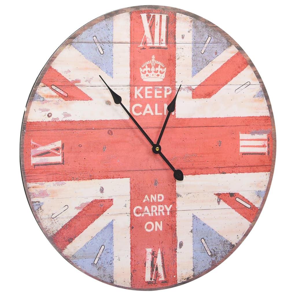 vidaXL Vintage nástěnné hodiny UK design 60 cm