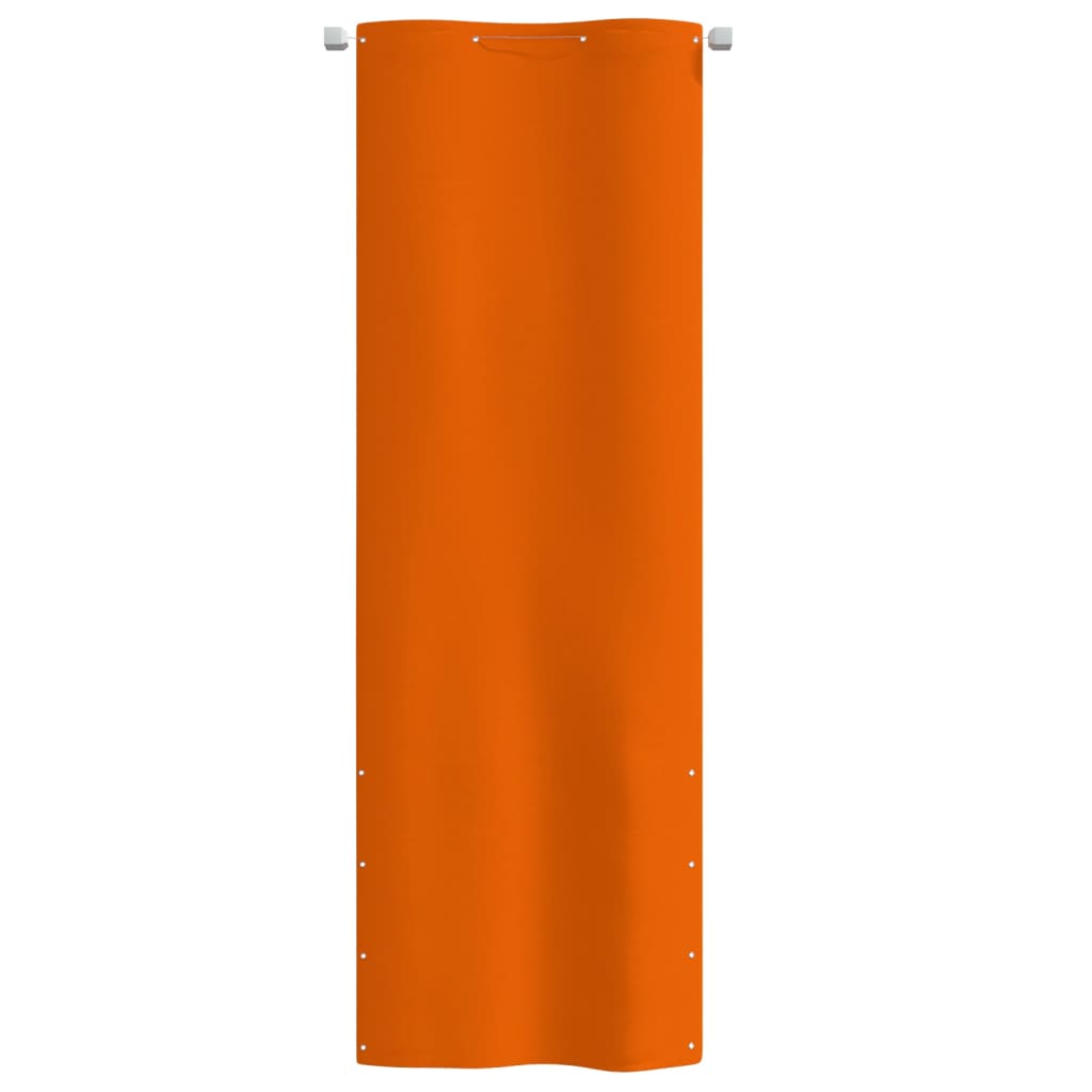 vidaXL Balkonová zástěna oranžová 80 x 240 cm oxfordská látka