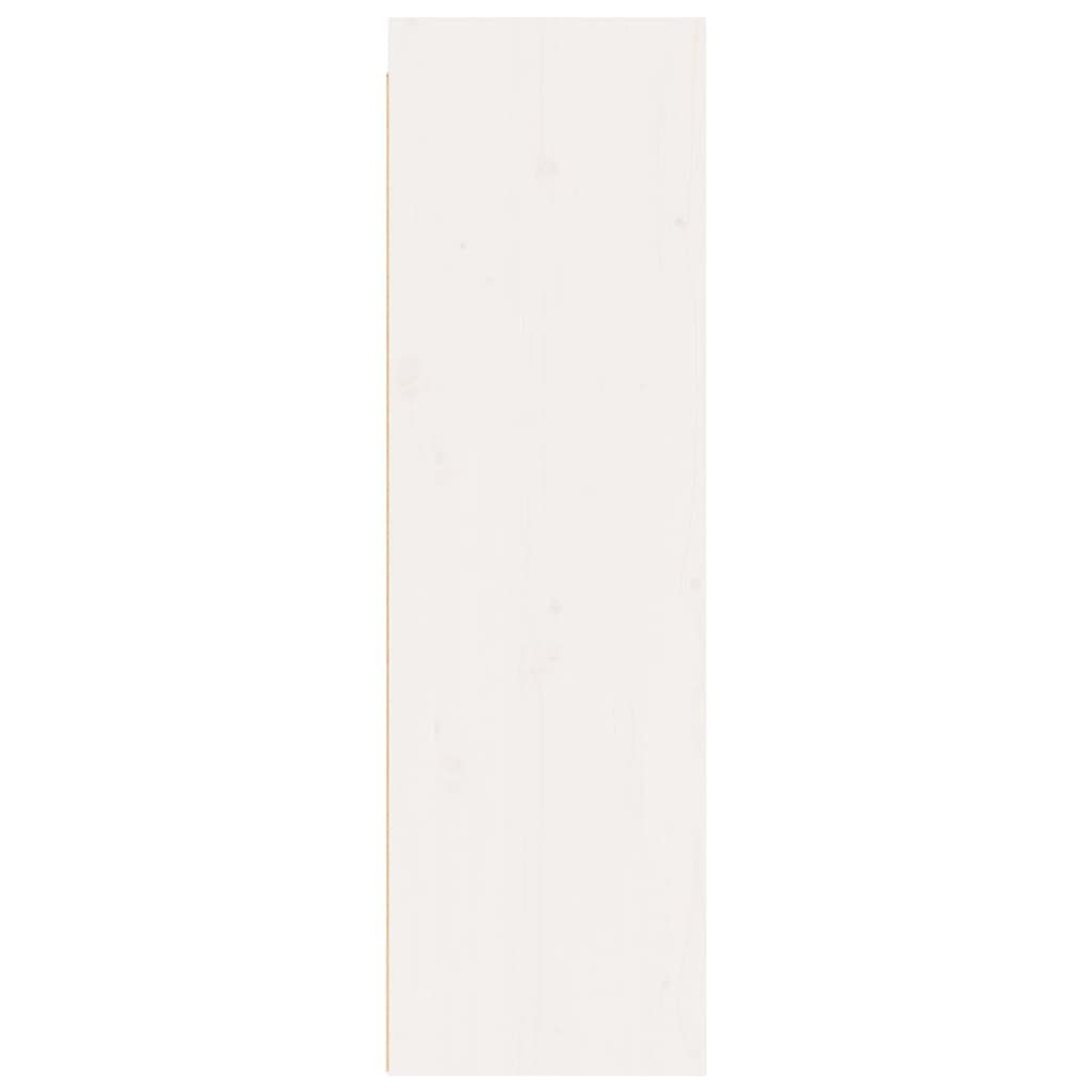 vidaXL Nástěnná skříňka bílá 30 x 30 x 100 cm masivní borovice