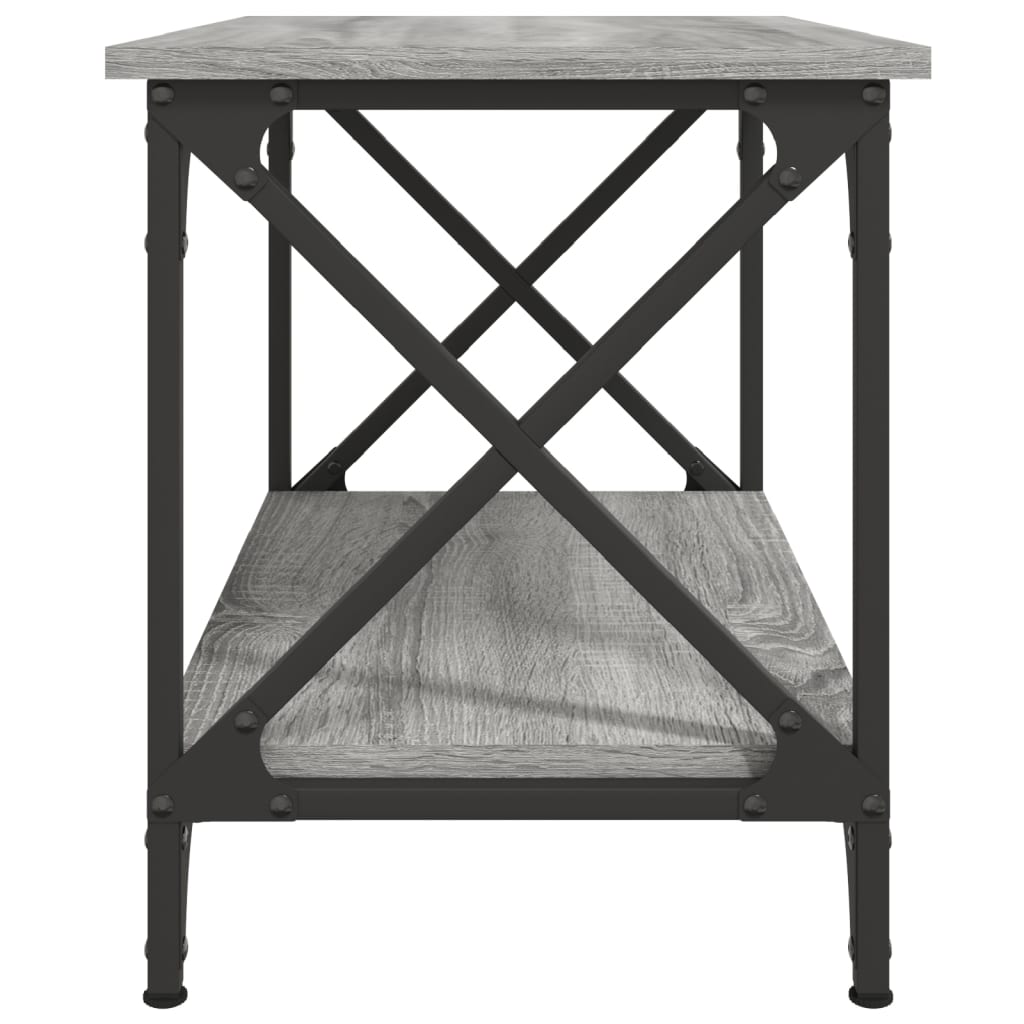 vidaXL Odkládací stolek šedý sonoma 55 x 38 x 45 cm kompozitní dřevo
