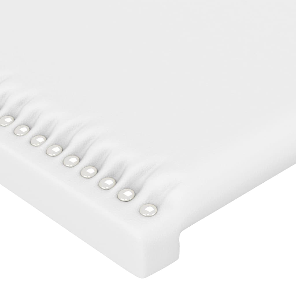 vidaXL Čelo postele typu ušák bílá 83x23x78/88 cm umělá kůže