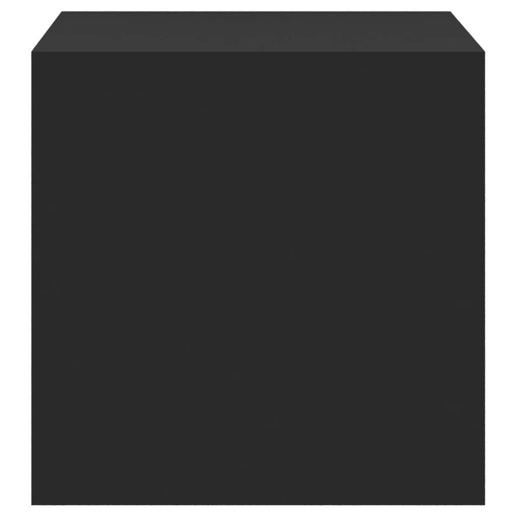 vidaXL Nástěnné skříňky 2 ks černé 37 x 37 x 37 cm dřevotříska