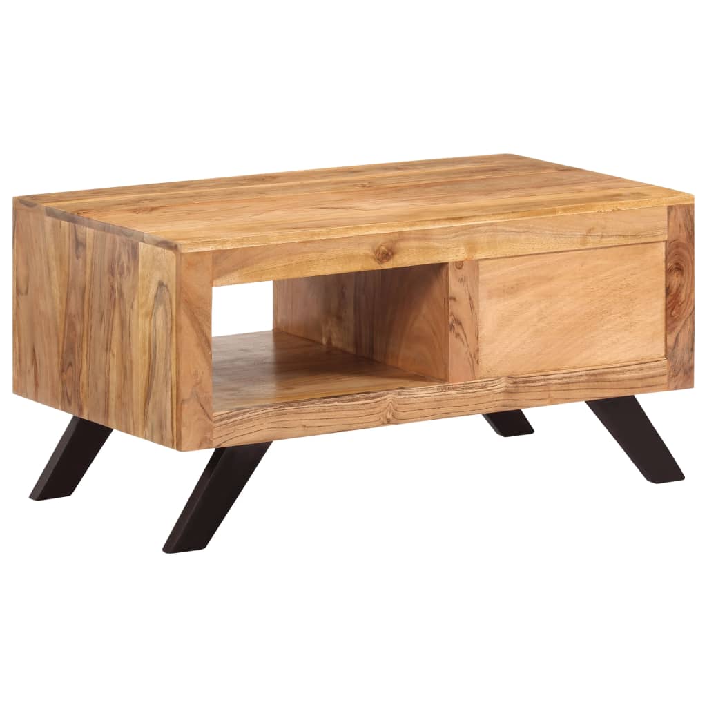 vidaXL Konferenční stolek 90 x 50 x 45 cm masivní akáciové dřevo