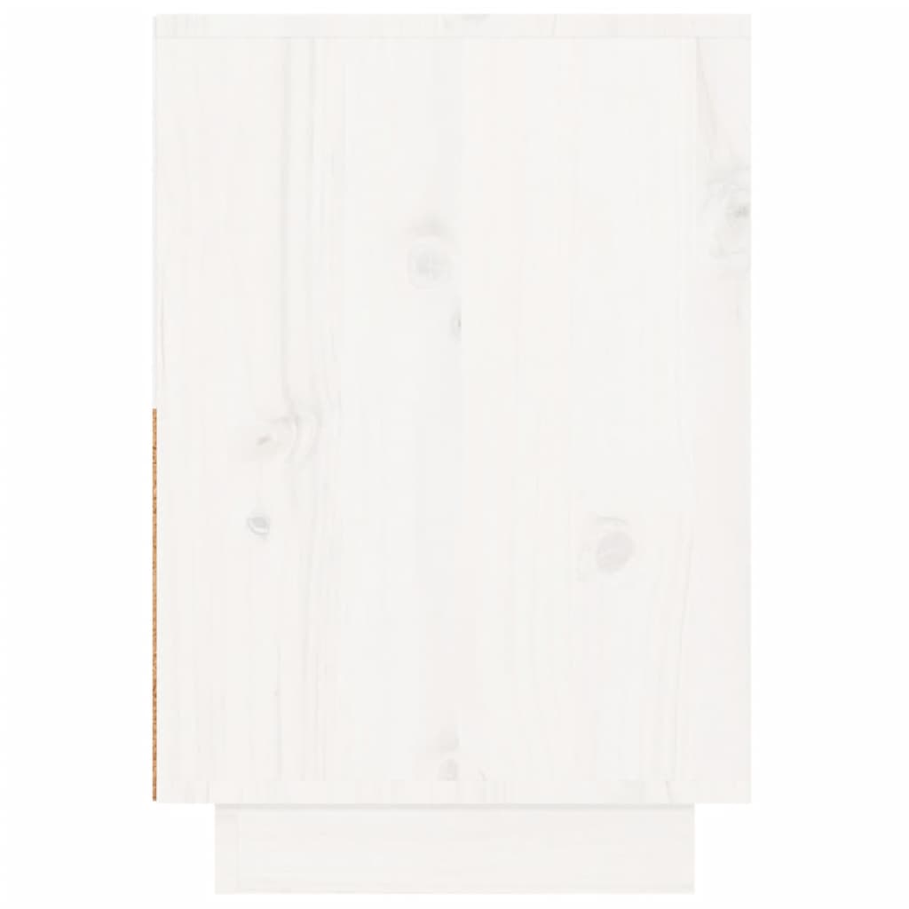 vidaXL Noční stolek bílý 60 x 34 x 51 cm masivní borové dřevo