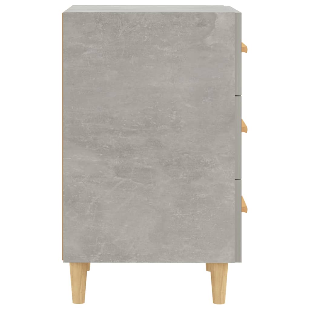 vidaXL Noční stolek betonově šedý 40 x 40 x 66 cm kompozitní dřevo