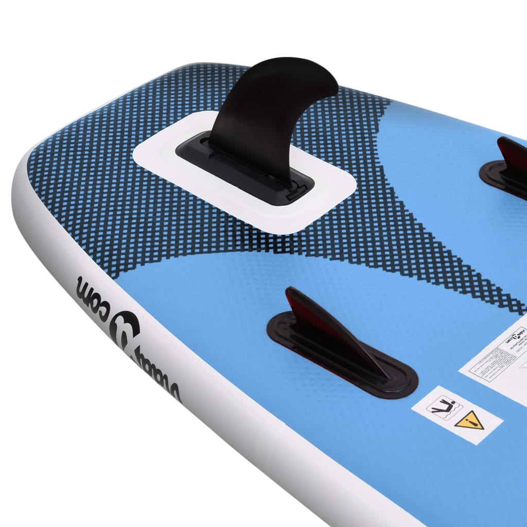 vidaXL Nafukovací SUP paddleboard s příslušenstvím modrý 300x76x10 cm