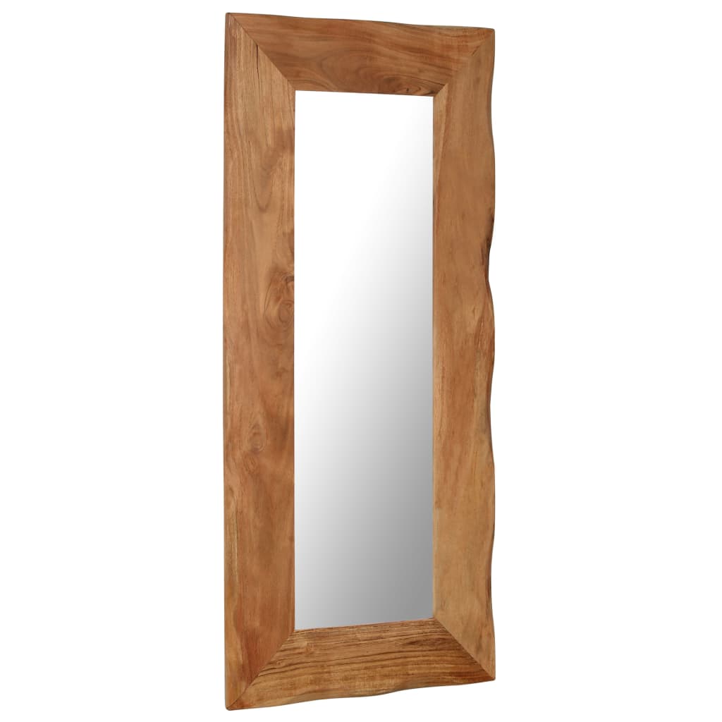vidaXL Kosmetické zrcadlo 50 x 110 cm masivní akáciové dřevo