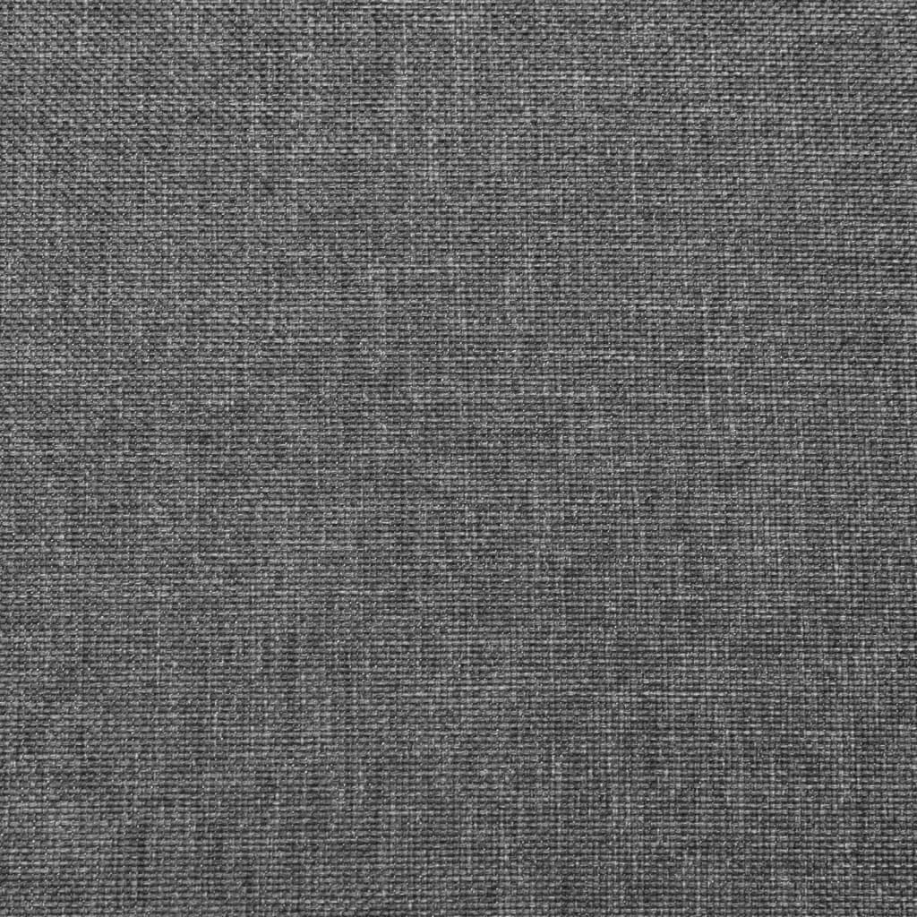 vidaXL Zvedací polohovací křeslo světle šedé textil