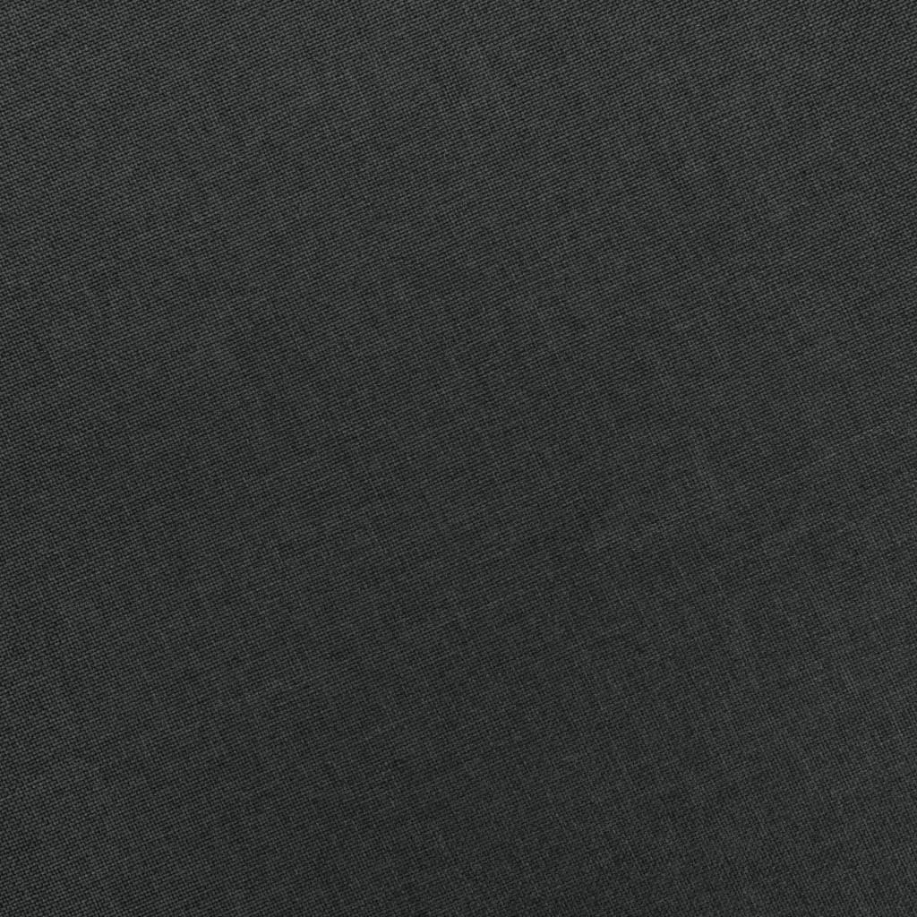 vidaXL Křeslo s podnožkou tmavě šedé textil