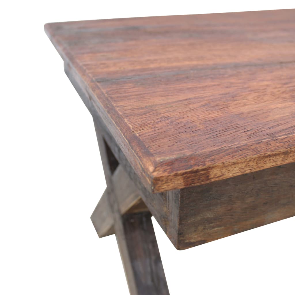 vidaXL Konferenční stolek, masivní recyklované dřevo, 110x60x45 cm