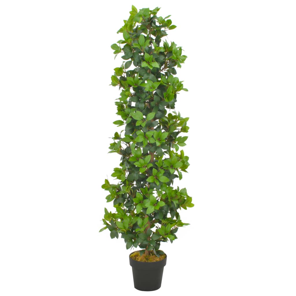 vidaXL Umělá rostlina vavřín vznešený s květináčem zelená 150 cm