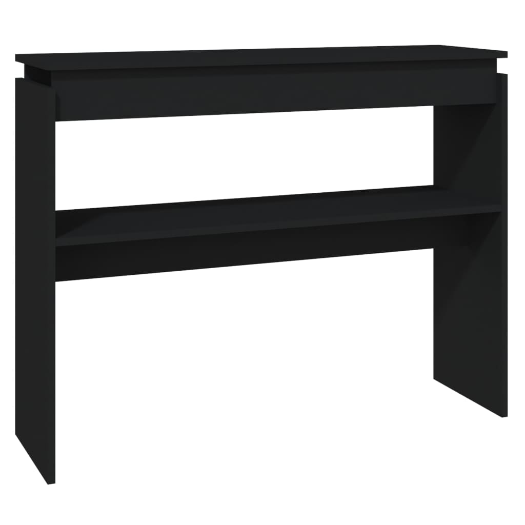 vidaXL Konzolový stolek černý 102 x 30 x 80 cm dřevotříska