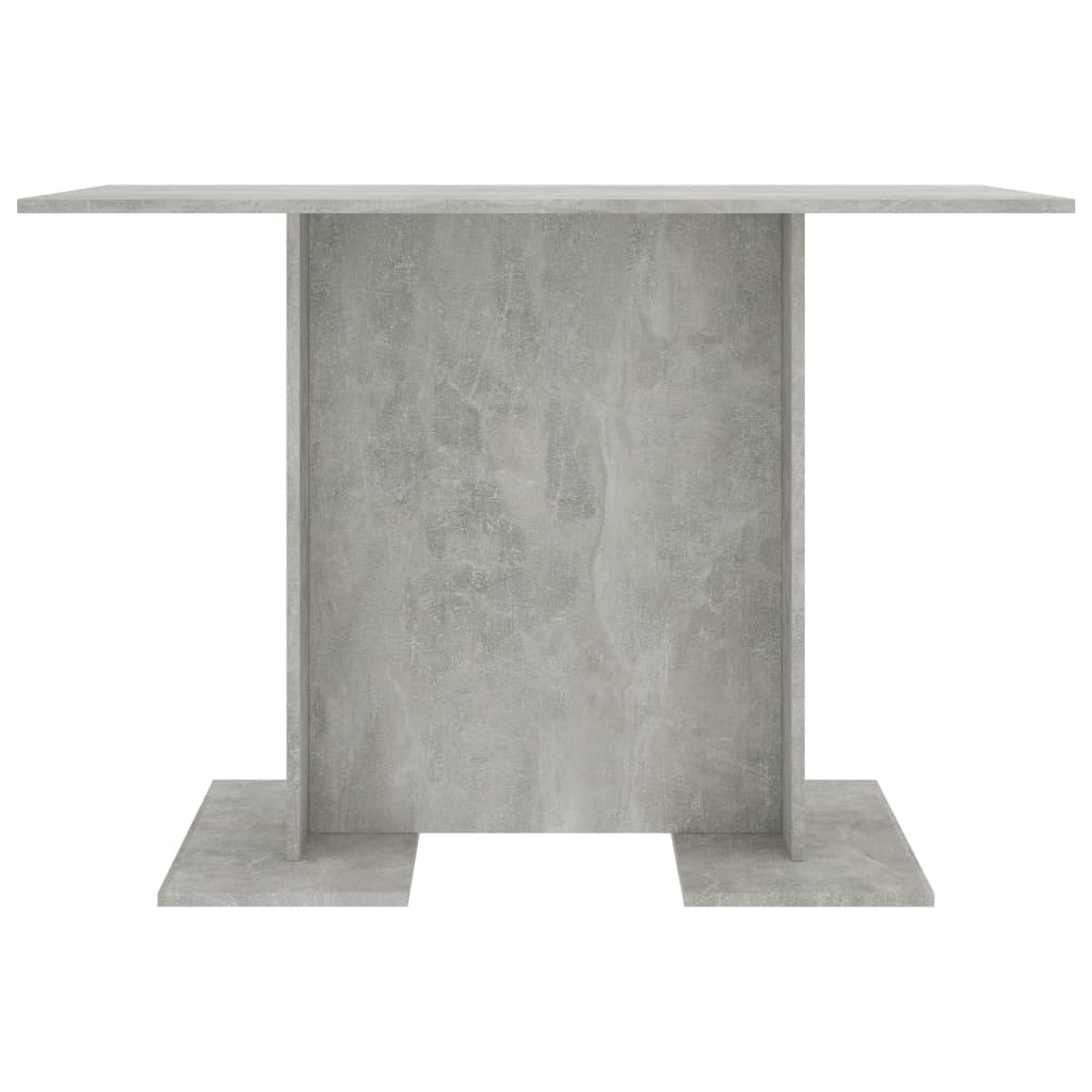 vidaXL Jídelní stůl betonově šedý 110 x 60 x 75 cm dřevotříska