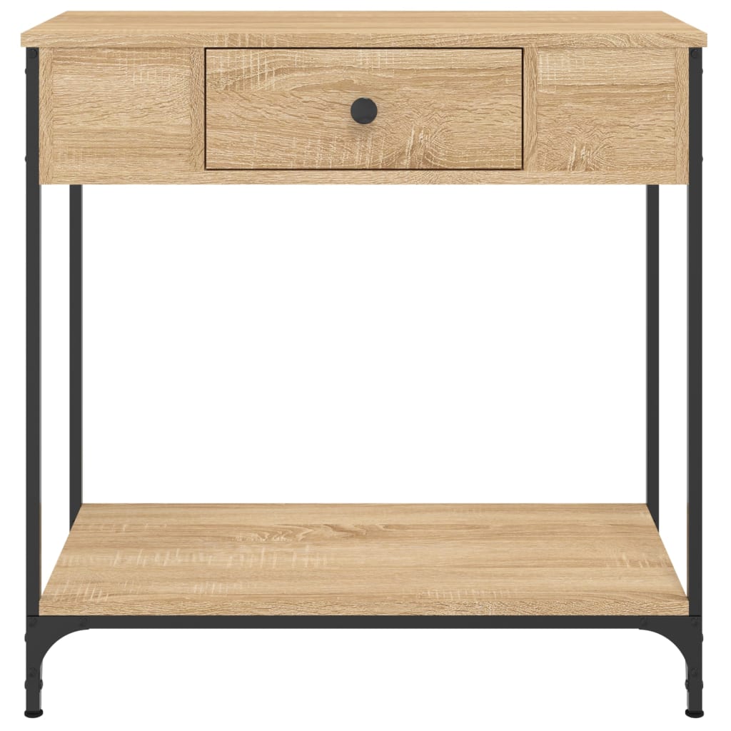 vidaXL Konzolový stolek dub sonoma 75 x 34,5 x 75 cm kompozitní dřevo